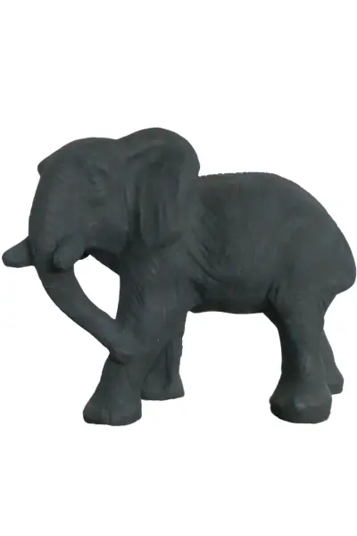 Product image 6 of the product “Elephant, 43cm Length | GRC (Glassfibre Reinforced Concrete), Bronze Finish ”